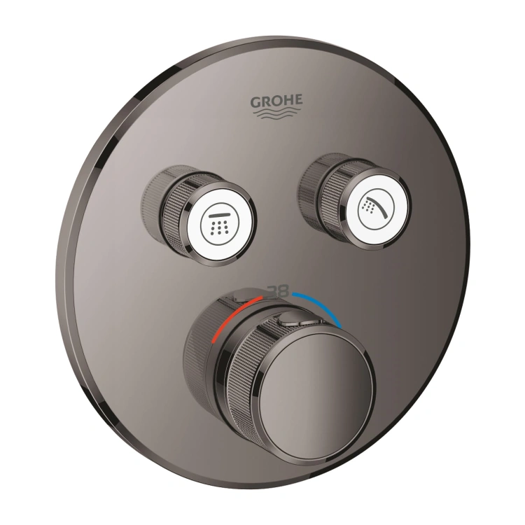 GROHE Grohtherm SmartControl Hard Graphite. 29119A00 BudoHurt.com Łódź.jpg