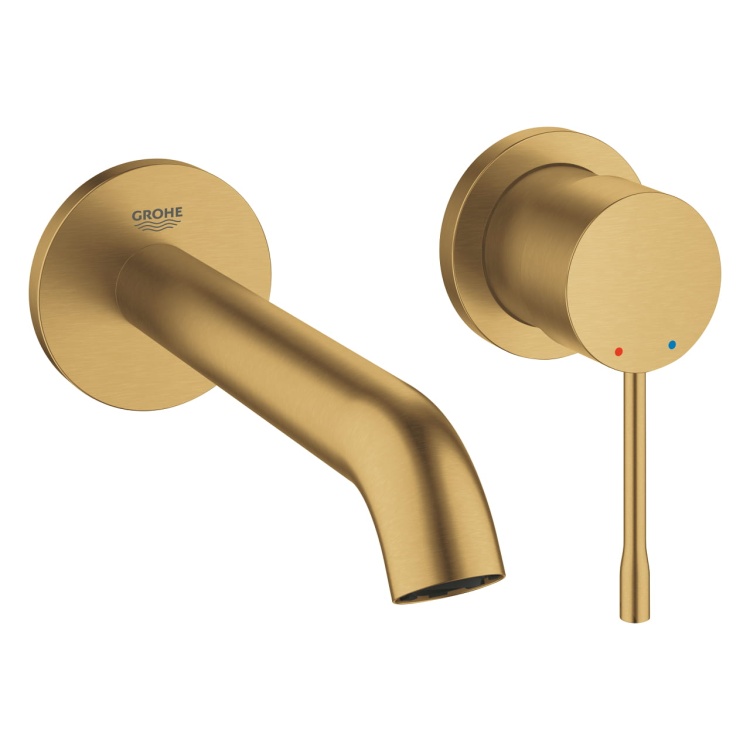 GROHE Essence 2-otworowa Jednouchwytowa bateria umywalkowa, Rozmiar M Brushed Cool Sunrise. 19408GN1 BudoHurt.com Łódź.jpg