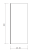 Cersanit Ścianka Kabiny Prysznicowej Crea 90x200 Szkło Trans. S159-010 rys. tech. BudoHurt Łódź.png