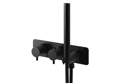 Kohlman AXEL BLACK Podtynkowa bateria wannowa QW265AB   BudoHurt.com Łódź.jpg