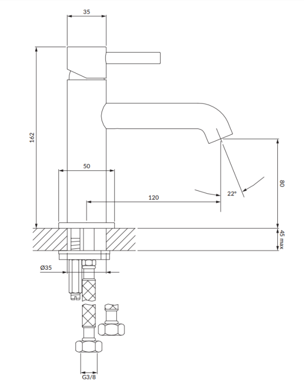Omnires Y bateria umywalkowa  grafit. Y1210NGR BudoHurt Łódź.png