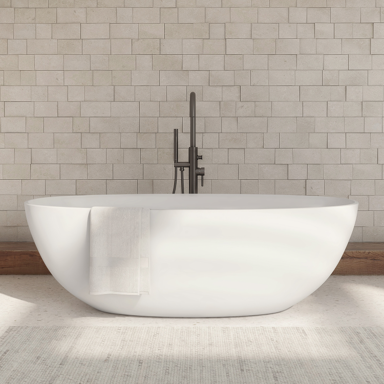 Omnires SHELL wanna wolnostojąca Marble+, 160x75 cm, z syfonem biały mat. SHELLWWBM zd.3 BudoHurt.com Łódź.jpg