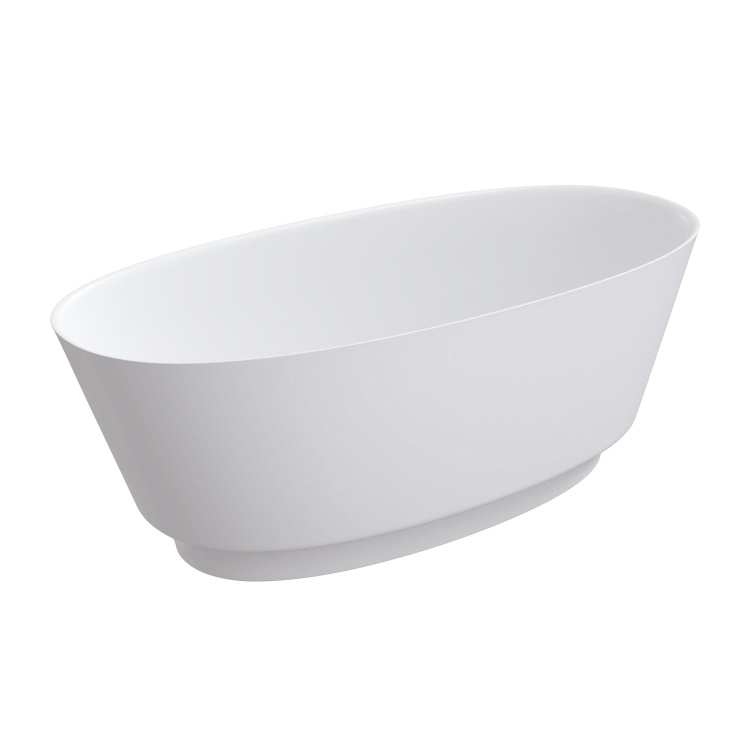 Omnires NEO wanna wolnostojąca Marble+, 158x72 cm, z syfonem biały mat. NEO158WWBM BudoHurt.com Łódź.jpg