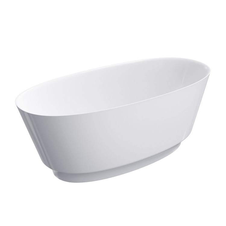 Omnires NEO M+ wanna wolnostojąca 158x72 cm, z syfonem biały połysk. NEO158WWBP BudoHurt.com Łódź.jpg