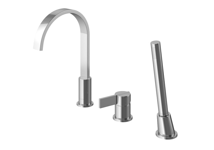 Kohlman DEXAME bateria wannowa 3 otworowa  QB241D  BudoHurt.com Łódź.jpg