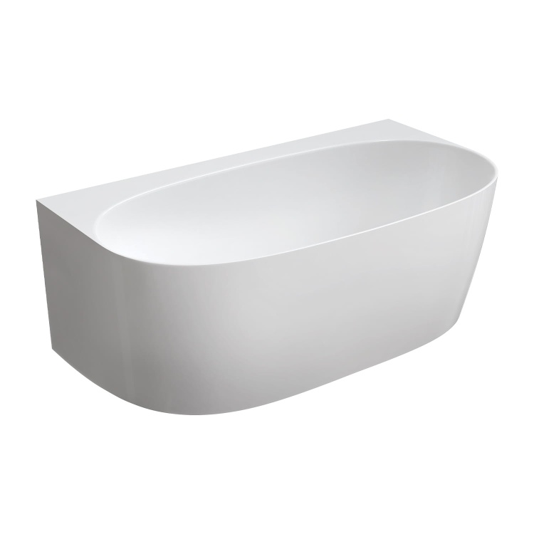 Omnires VALENCIA wanna przyścienna Marble+, 158 x 86 cm biały połysk. VALENCIAWPBP  BudoHurt.com Łódź.jpg
