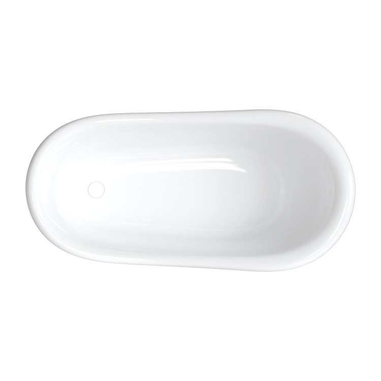 Omnires ATENA COMFORT M+ wanna wolnostojąca  157 x 77 cm biały czarny połysk. ATENA157BCP zd.2 BudoHurt Łódź.png