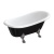 Omnires ATENA COMFORT M+ wanna wolnostojąca  157 x 77 cm biały czarny połysk. ATENA157BCP BudoHurt.com Łódź.jpg