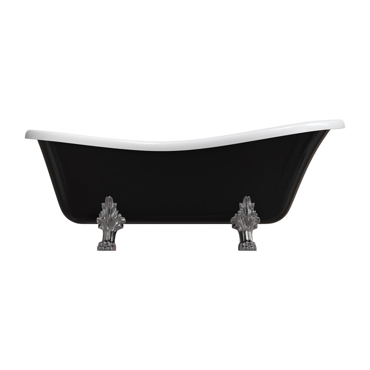 Omnires ATENA COMFORT M+ wanna wolnostojąca 168 x 76 cm biały czarny połysk. ATENA168BCP  BudoHurt.com Łódź.jpg