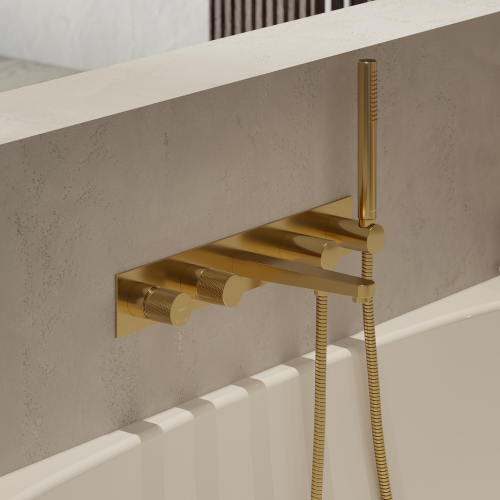 Omnires CONTOUR bateria wannowa 5-otworowa, podtynkowa  złoto szczotkowane. CT80371GLB wizual. 1BudoHurt.com Łódź.jpg