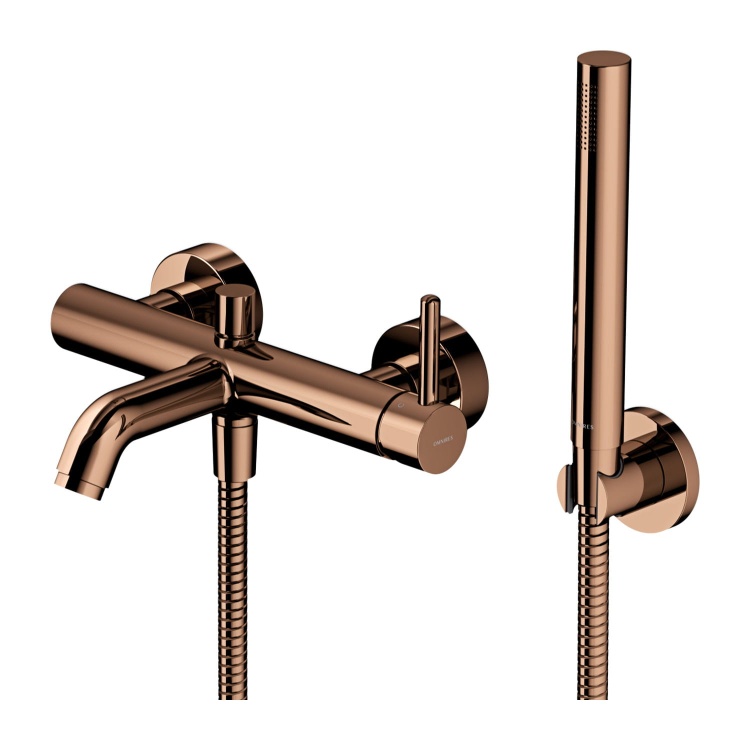 Omnires Y Bateria wannowa z zestawem prysznicowym MIEDŹ. Y1231CP.jpg