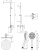 Omnires Y termostatyczny system wannowy natynkowy  czarny. Y1234ALBL rys. tech.png