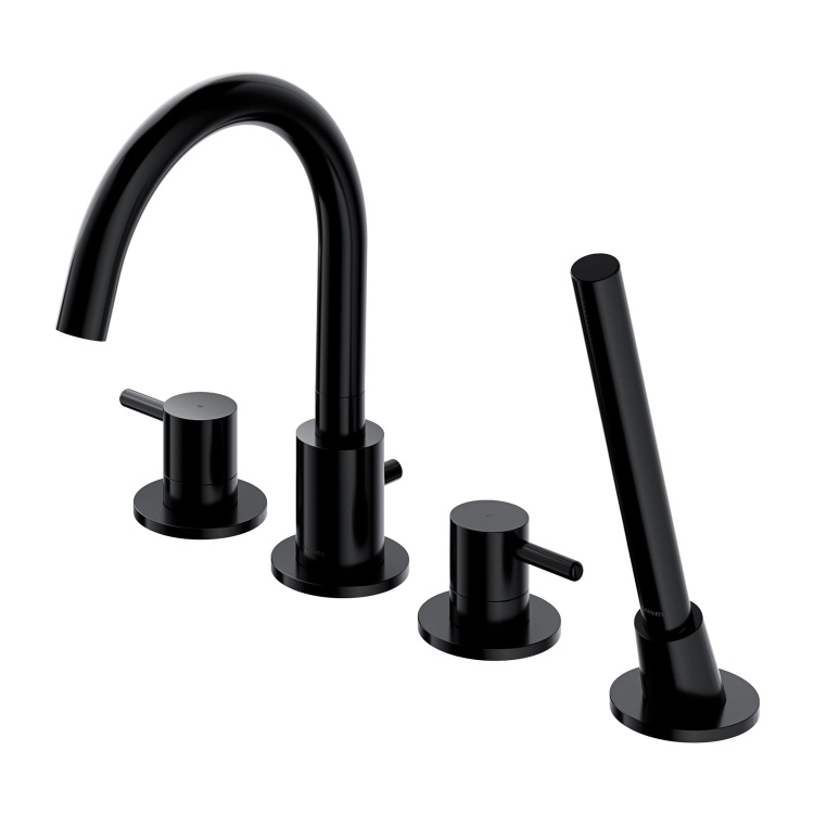 Omnires Y bateria wannowa 4-otworowa czarny. Y1232BL.jpg