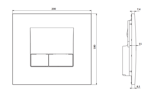 Cersanit Przycisk Base Smart chrom połysk. K97-493 rys. tech.png