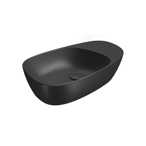 Meissen Keramik KONTRA 60 z półką, bez otworu na armaturę antracyt matowy. K682-015  BudoHurt.com Łódź.jpg