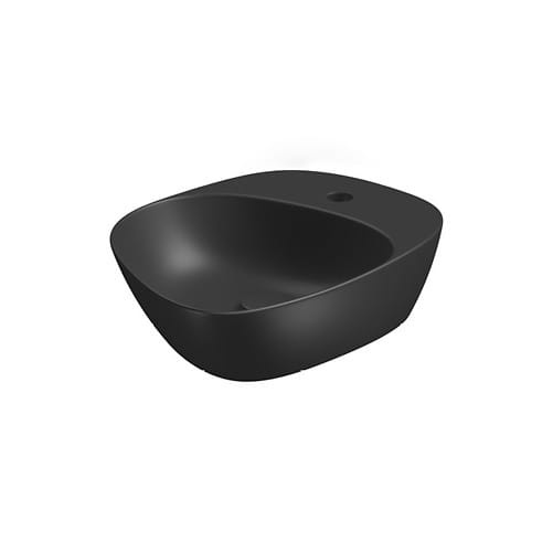 Meissen Keramik KONTRA 48 z półką, z otworem na armaturę, antracyt matowy. K682-020  BudoHurt.com Łódź.jpg