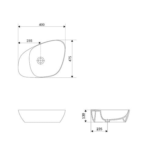 Meissen Keramik KONTRA 48 z półką, bez otworu, Euro White. K682-005 rys. BudoHurt.com Łódź.jpg