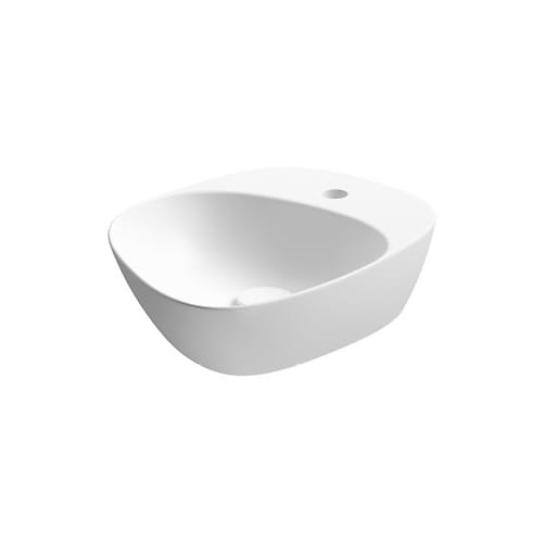 Meissen Keramik KONTRA 48 z półką, z otworem na armaturę. Biały mat. K682-013  BudoHurt.com Łódź.jpg