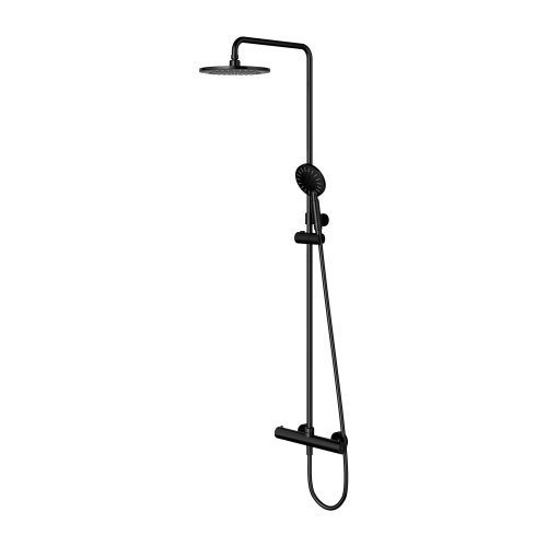 Omnires Y termostatyczny system prysznicowy natynkowy czarny. Y1244NBL BudoHurt.com Łódź.jpg