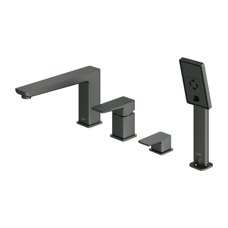 Omnires PARMA bateria wannowa 4-otworowa grafit. PM7432GR BudoHurt.com Łódź.jpg