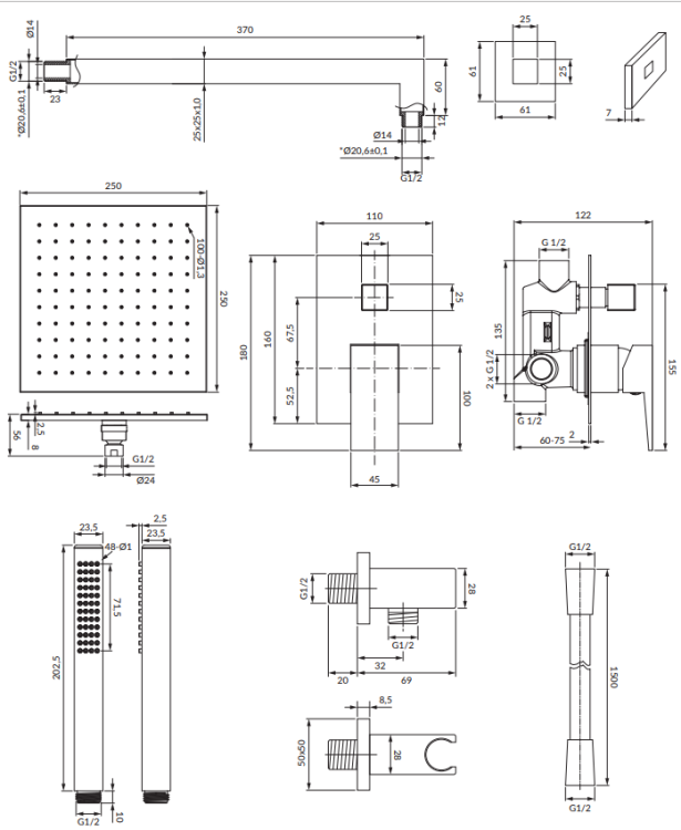 Omnires FRESH system prysznicowy podtynkowy chrom. SYSFR17CR rys.tech..png