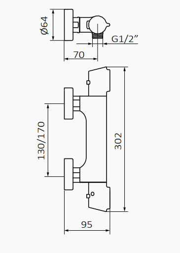 GRB WINNER Bateria termostatyczna natryskowa Chrom 44310440 rys. BudoHurt.com Łódź.png