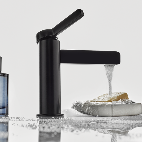 GRB AXIS Bateria umywalkowa z korkiem klik Czarny 74512742 wizual. BudoHurt.com Łódź.png