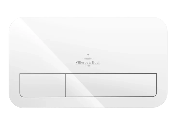 Villeroy&Boch Przycisk spłukujący do WC ViConnect Biały 92249068  zd1.BudoHurt.com.webp