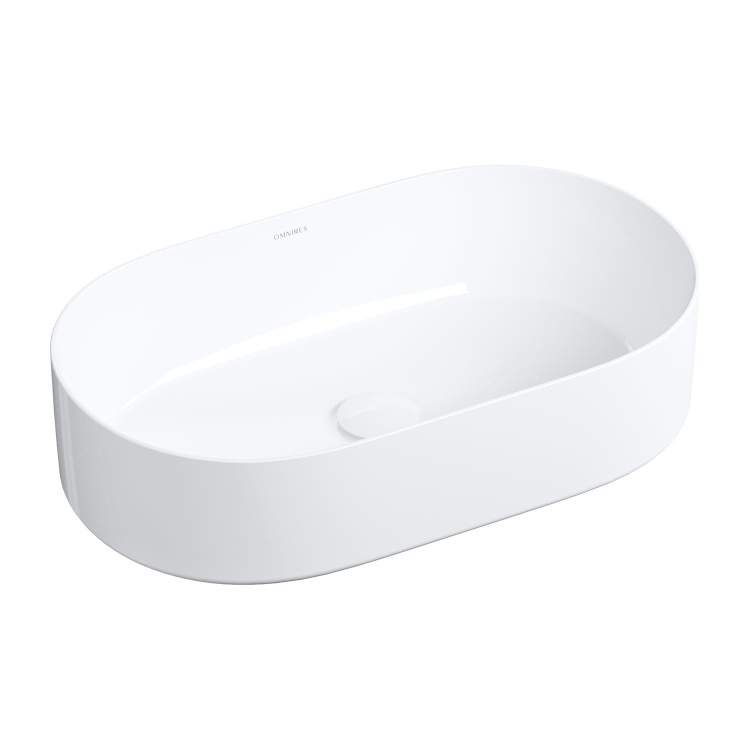Omnires MESA Umywalka nablatowa 53 x 32 cm Biały Połysk. MESA530BP BudoHurt.com Łódź.jpg