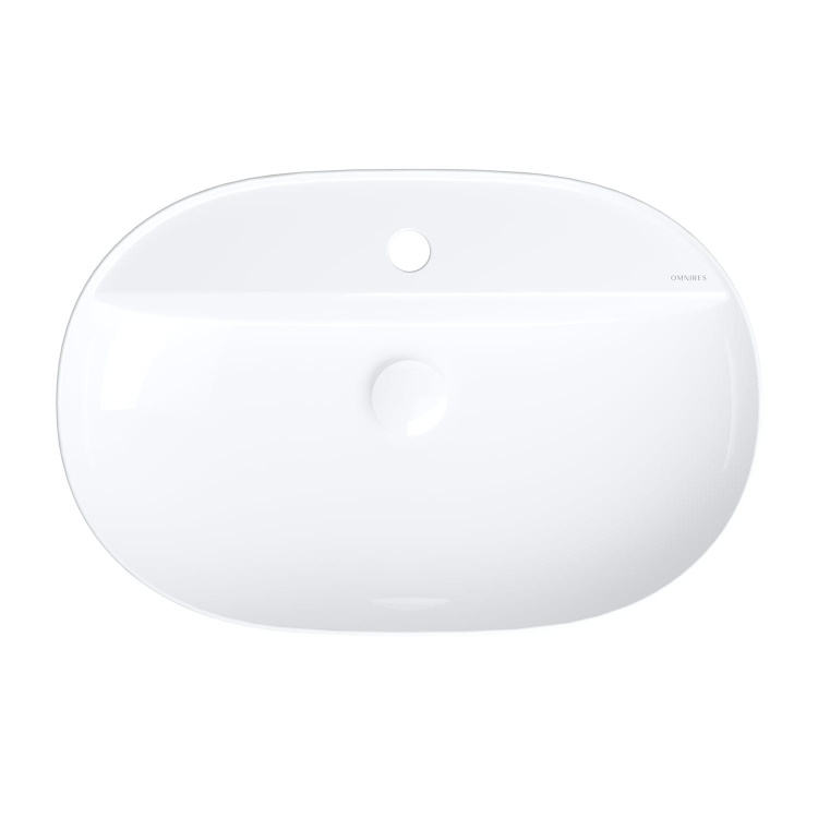 Omnires MESA Umywalka nablatowa  61 x 40 cm Biały Połysk. ATLANTA610BP zd.1 BudoHurt.com Łódź.jpg
