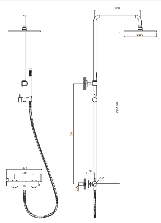Omnires Y System Prysznicowy Natynkowy Y1244MCR rys. BudoHurt.com Łódź.png