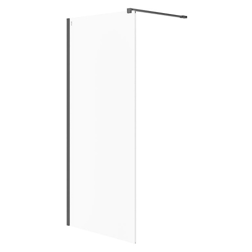 Cersanit Kabina Prysznicowa Walk-In Mille Czarna 90x200 Szkło Transparentne. S161-008 RYS. BudoHurt.com Łódź.jpg