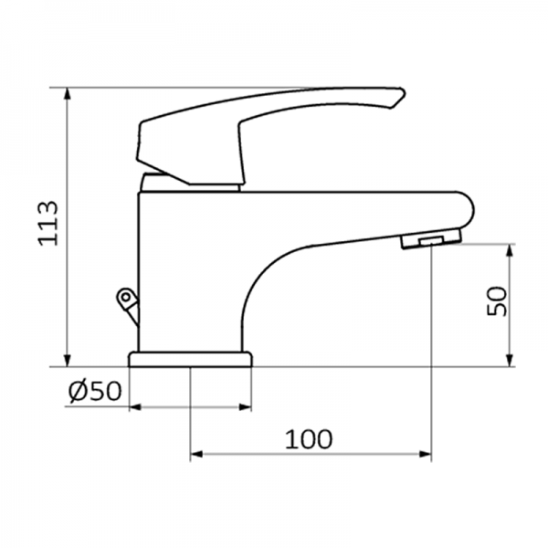 GRB TEN PRO Bateria umywalkowa Chrom 10510500 rys. BudoHurt.com Łódź.png