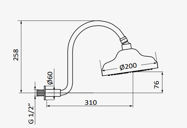 GRB  Deszczownia 1866 + ramię Chrom 058194 rys. BudoHurt.com Łódź.png