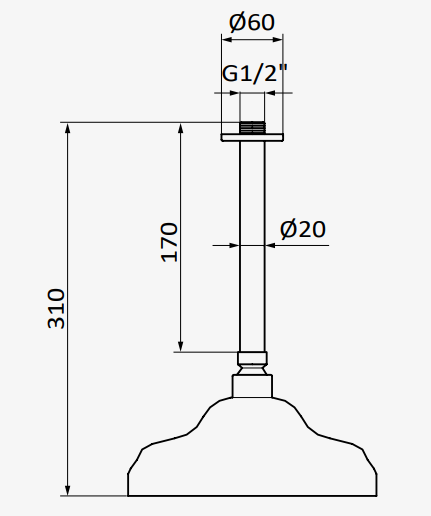 GRB  Deszczownia 1866 ø200 mm+ ramię 200 mm rys. BudoHurt.com Łódź.png