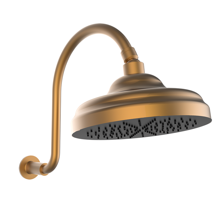 GRB  Deszczownia 1866 ø200 mm + ramię 290 mm Stary Mosiądz 058198 BudoHurt.com Łódź.png