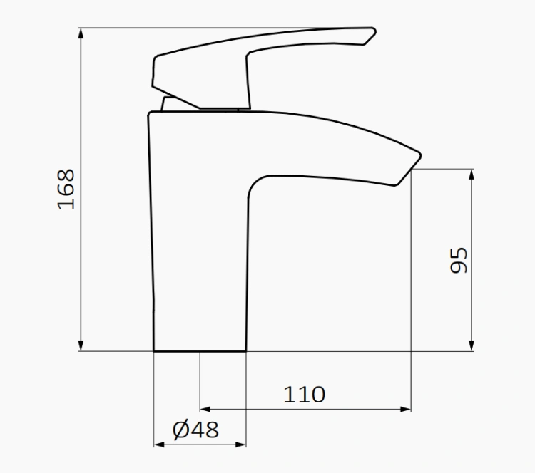 GRB PREMIER Bateria umywalkowa z wylewką kaskadową Chrom 50520500 rys. BudoHurt.com Łódź.png