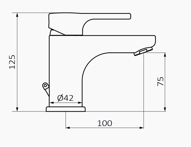 GRB ECO PRIME Bateria umywalkowa Chrom 15510150 rys. BudoHurt.com Łódź.png