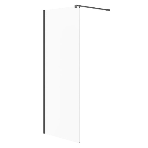 Cersanit Kabina Prysznicowa Walk-In Mille Czarna 80x200. S161-007  BudoHurt.com Łódź.jpg