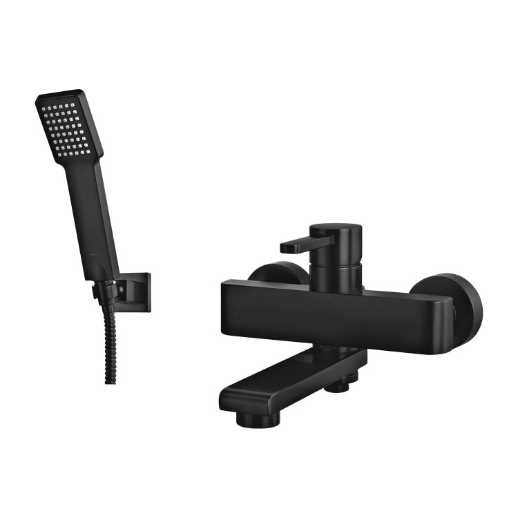 Omnires DARLING bateria wannowa z zestawem prysznicowym czarny. DA5031BL  BudoHurt.com Łódź.jpg