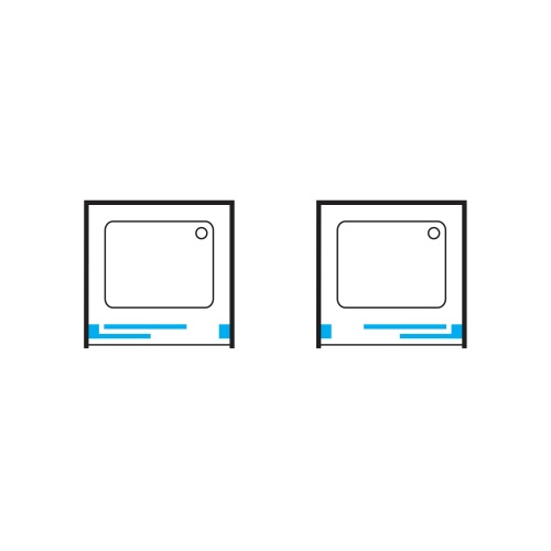 Omnires BRONX drzwi prysznicowe przesuwne, 140 cm chrom transp. S2050140CRTR schemat BudoHurt.com Łódź.jpg