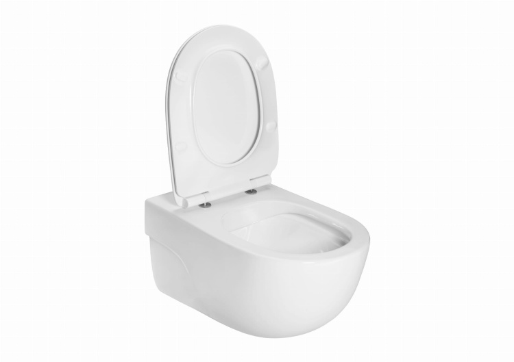 Miska WC podwieszana ROCA Meridian z deską wolnoopadającą Slim (zestaw). A34H240000 zd.1 BudoHurt.com Łódź.jpg