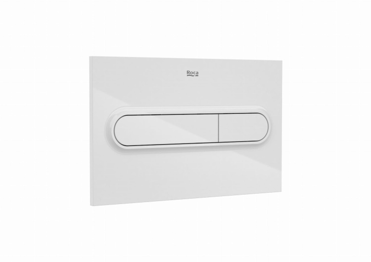 Roca Duplo PL1 ONE - Przycisk podwójny biały. A890195000 BudoHurt.com Łódź.jpg