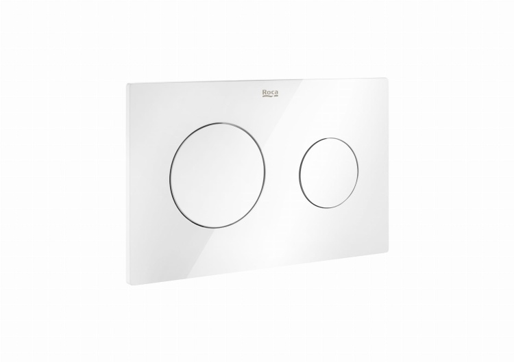 Roca Duplo PL10 ONE - Przycisk podwójny Biały. A890189000 BudoHurt.com Łódź.jpg