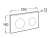 Roca Duplo PL10 ONE - Przycisk podwójny Chrom. A890189001 BudoHurt.com Łódź.png