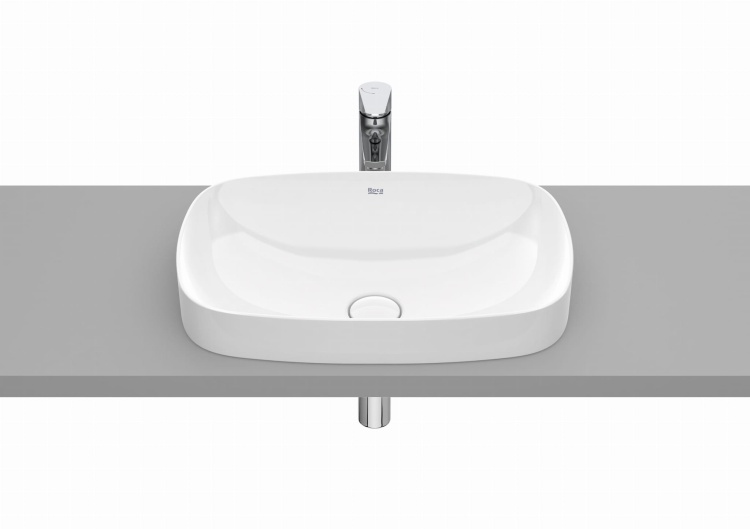 Roca INSPIRA Soft Umywalka blatowa cienkościenna FINECERAMIC®  55x37 cm. A327504000 BudoHurt.com Łódź.jpg