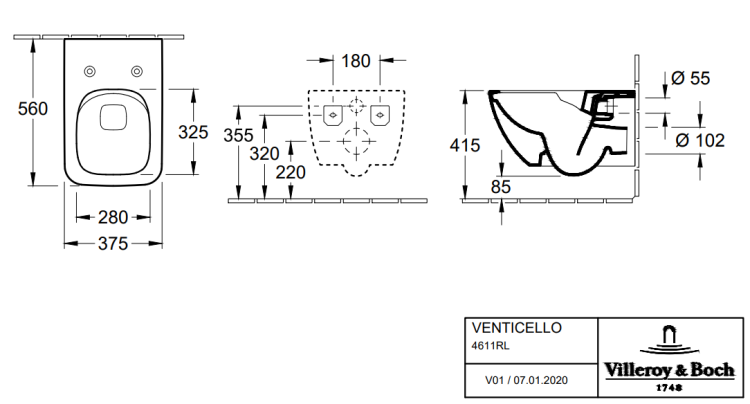 VILLEROY & BOCH  Venticello 4611RL01 Combi-Pack Weiss Alpin rys. BudoHurt.com Łódź.png