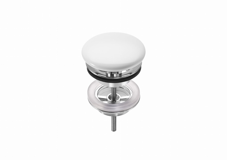 Roca AQUA Korek uniwersalny niezamykany do umywalek bez przelewu z pokrywą ceramiczną. A50640390C BudoHurt.com Łódź.jpg