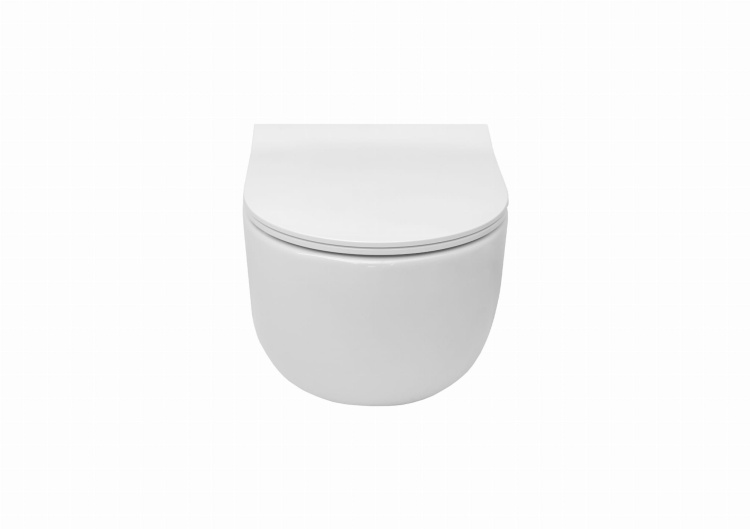Miska WC podwieszana ROCA Meridian Compacto Rimless z deską wolnoopadającą SLIM (zestaw). A34H242000 zd.2 BudoHurt.com Łódź.jpg