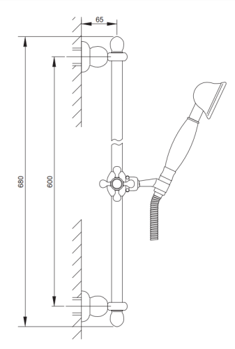 Omnires ART DECO zestaw prysznicowy suwany miedź antyczna. ARTDECO-SORB rys. BudoHurt.com Łódź.png